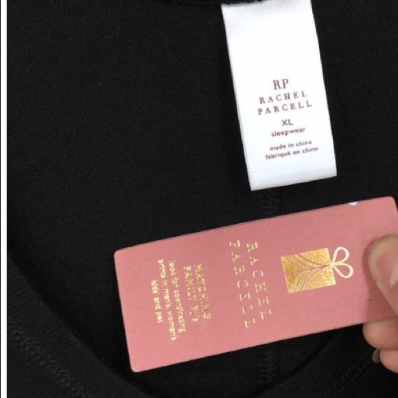 Rachel Parcell Black Knit Pajama Top Size XL - Picture 6 of 6